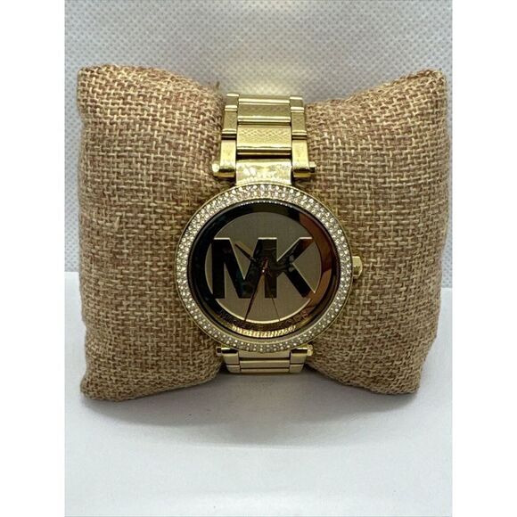 Michael Kors Parker MK5784 Women's Gold Stainless Steel Analog Dial Watch JNA375 - Picture 1 of 11